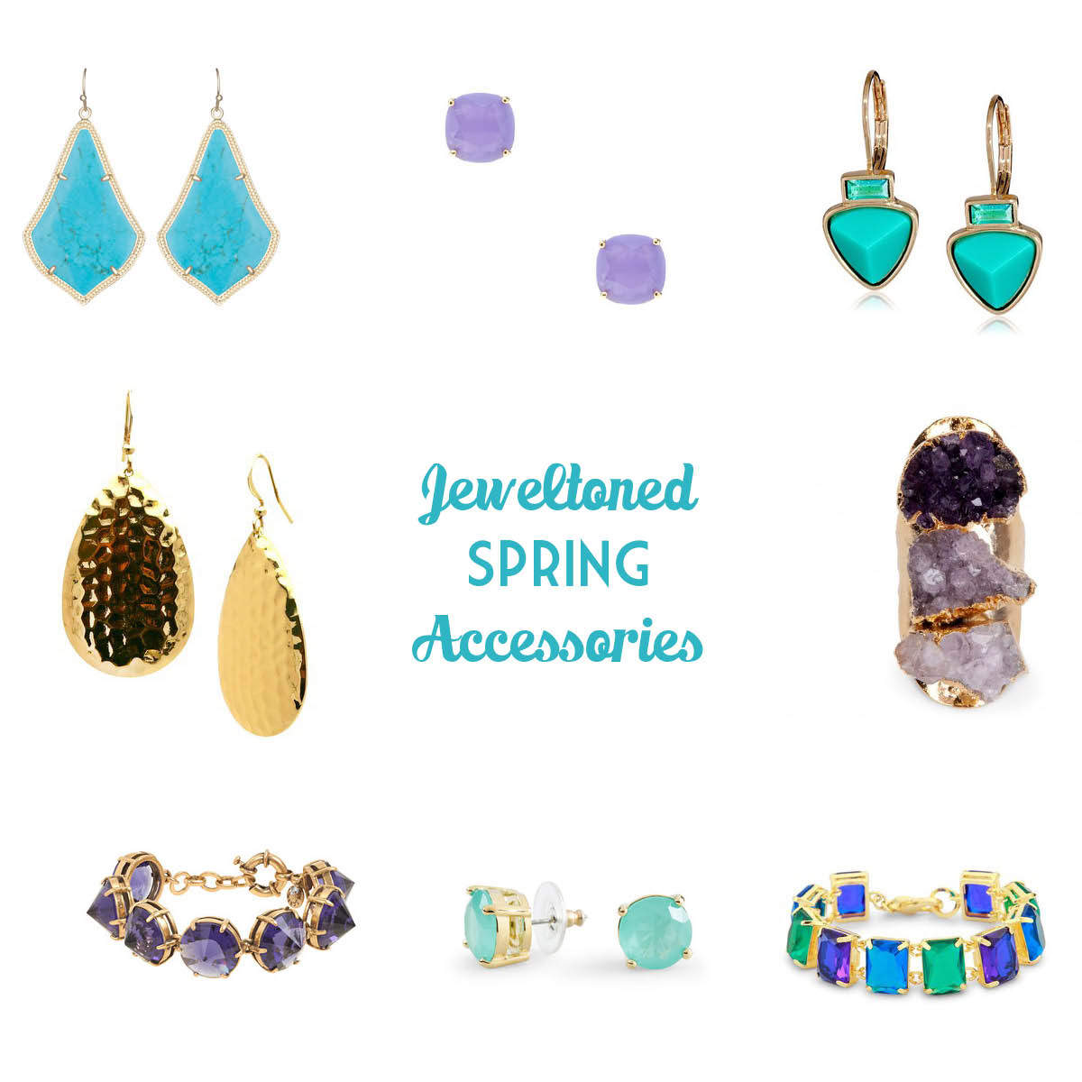 Jewel-toned Spring Accessories on A Few of My Favorite Things