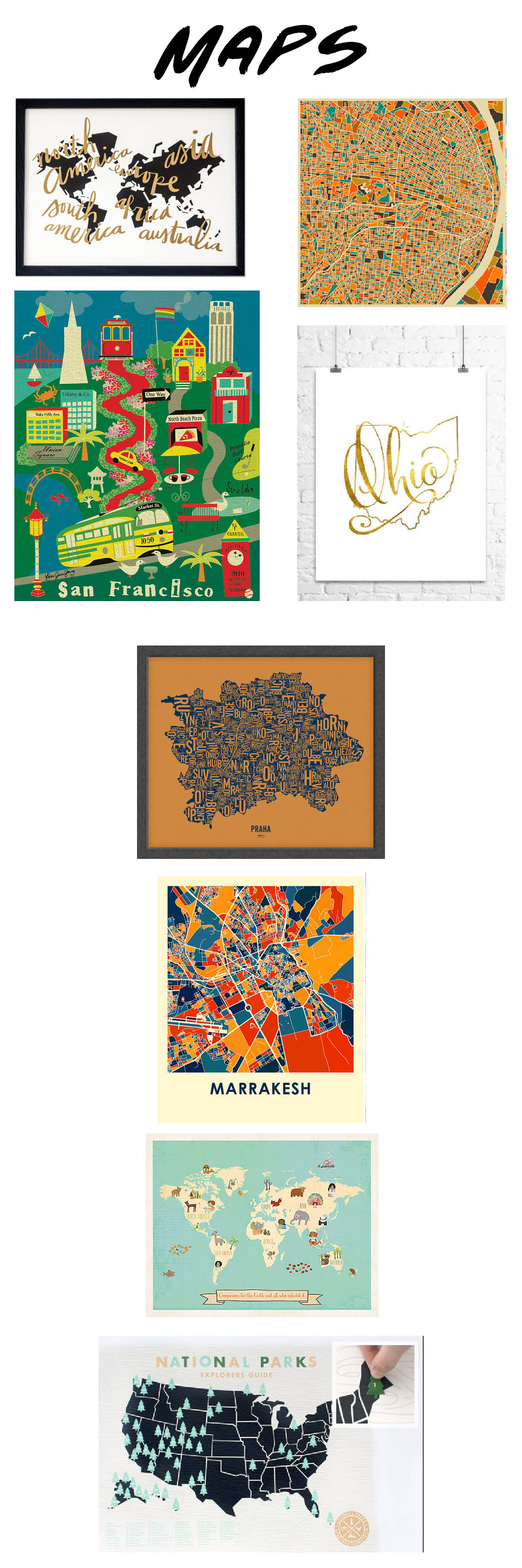 A Few of My Favorite... Maps on A Few of My Favorite Things