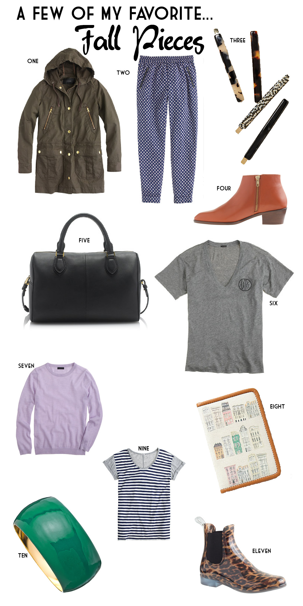 A Few of My Favorite... Fall Pieces