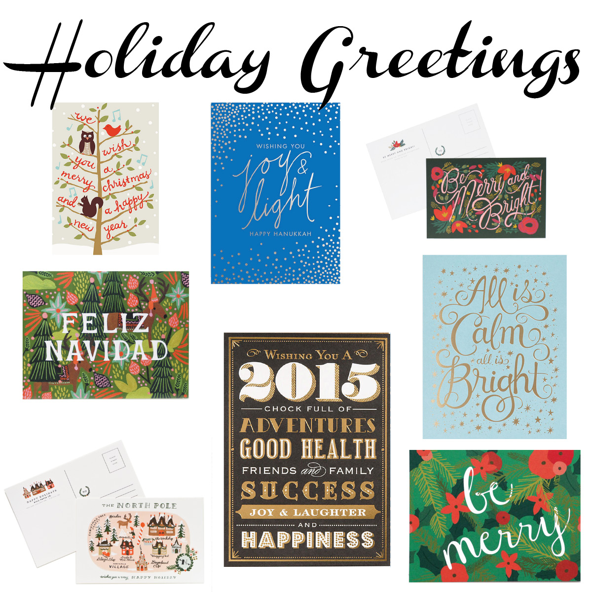 Holiday Cards - A Few of My Favorites