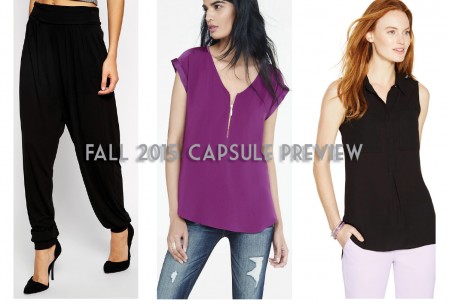 Fall 2015 Capsule Wardrobe Preview