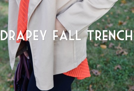 Drapey Fall Trench Coat with Yoins