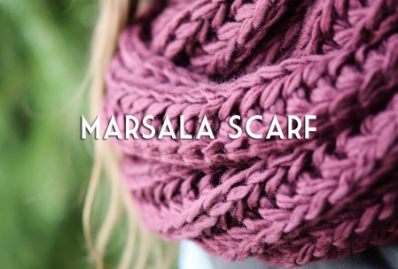 A Favorite Outfit + this Marsala scarf under $10
