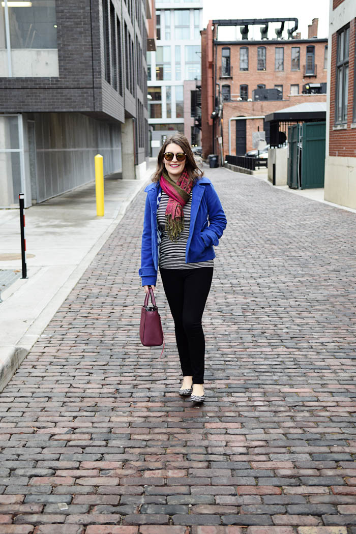 Black and White Striped Top J Crew