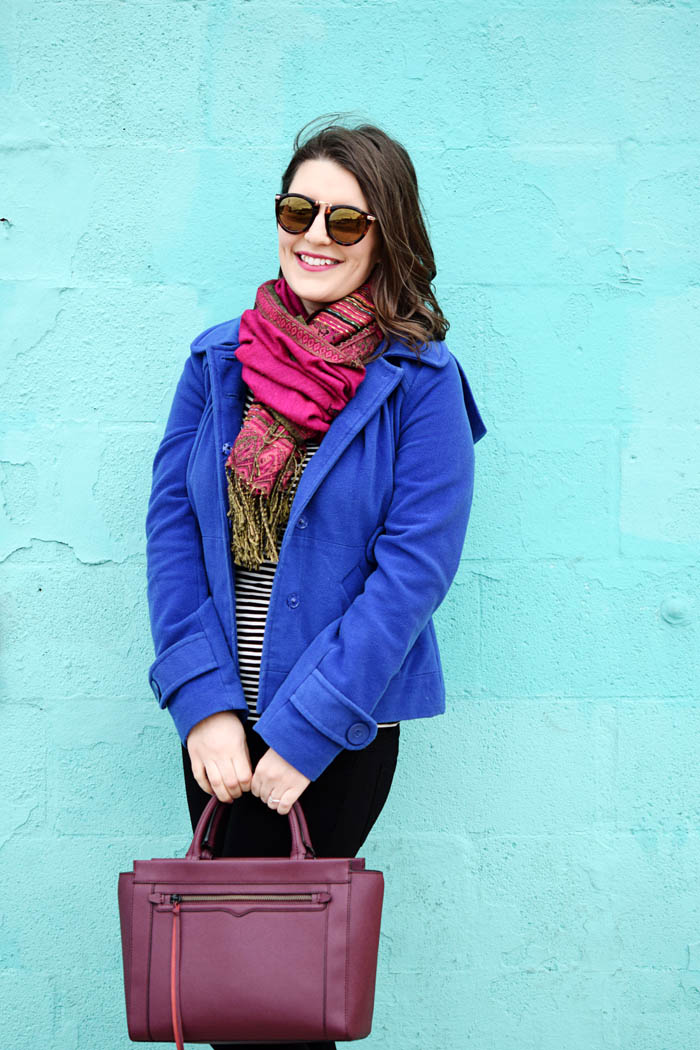 Black and White Striped Top J Crew