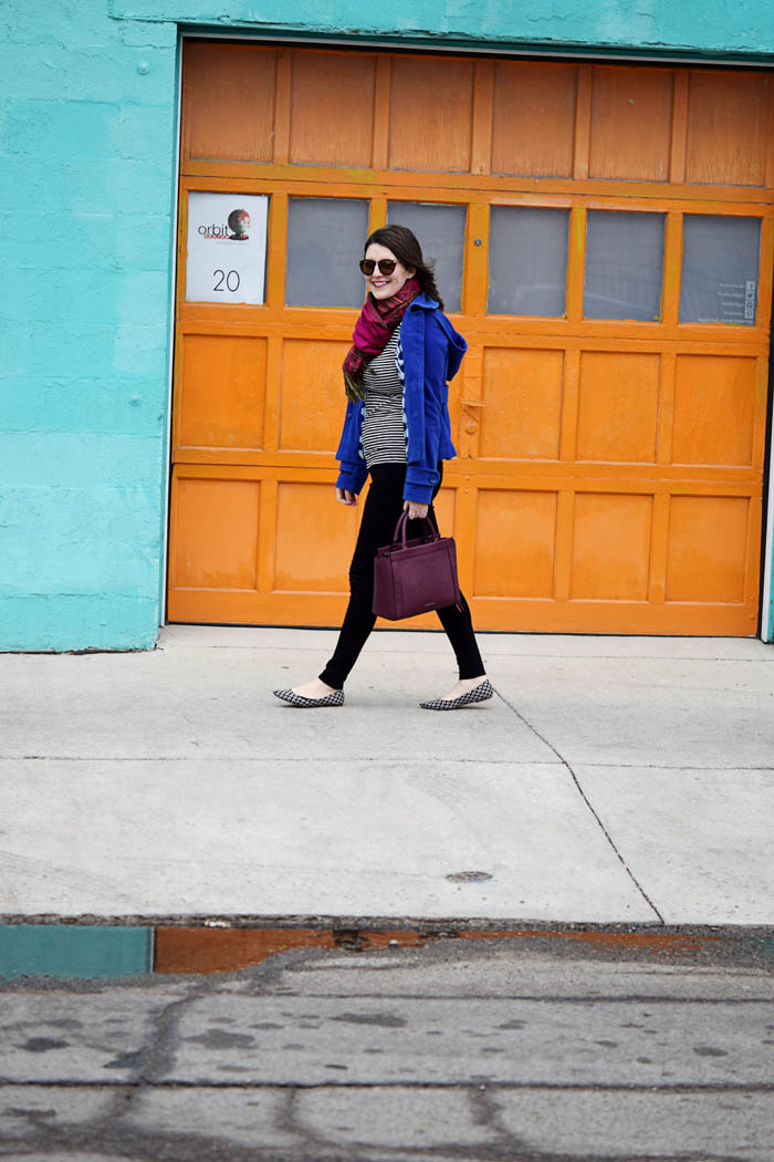 Black and White Striped Top J Crew
