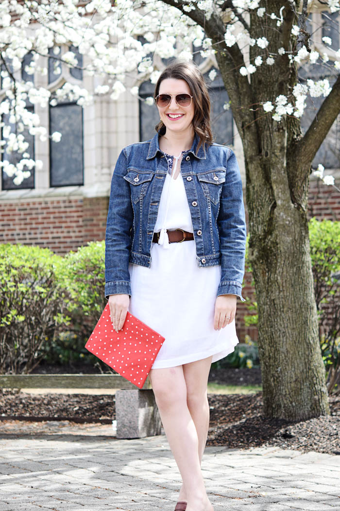 Spring White Dress on An Explorer's Heart