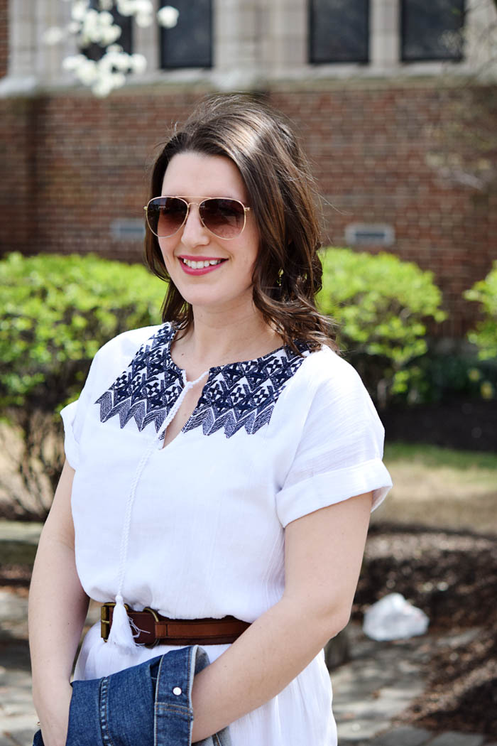 Spring White Dress on An Explorer's Heart