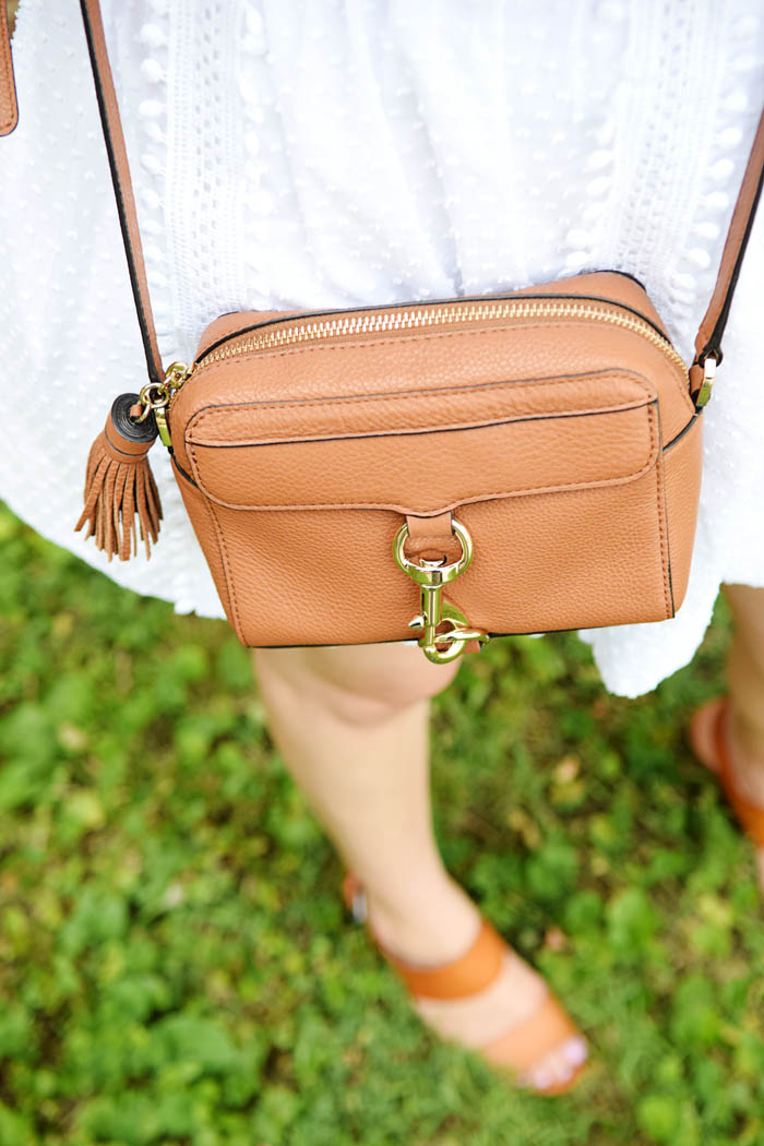 Rebecca Minkoff MAB Camera bag has become my favorite purse for summer. It's lightweight and classic. See the whole look on AnExplorersHeart.com