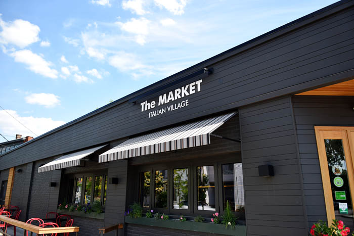 The Market Italian Village in Columbus, Ohio is a full service restaurant as well as a cafe.