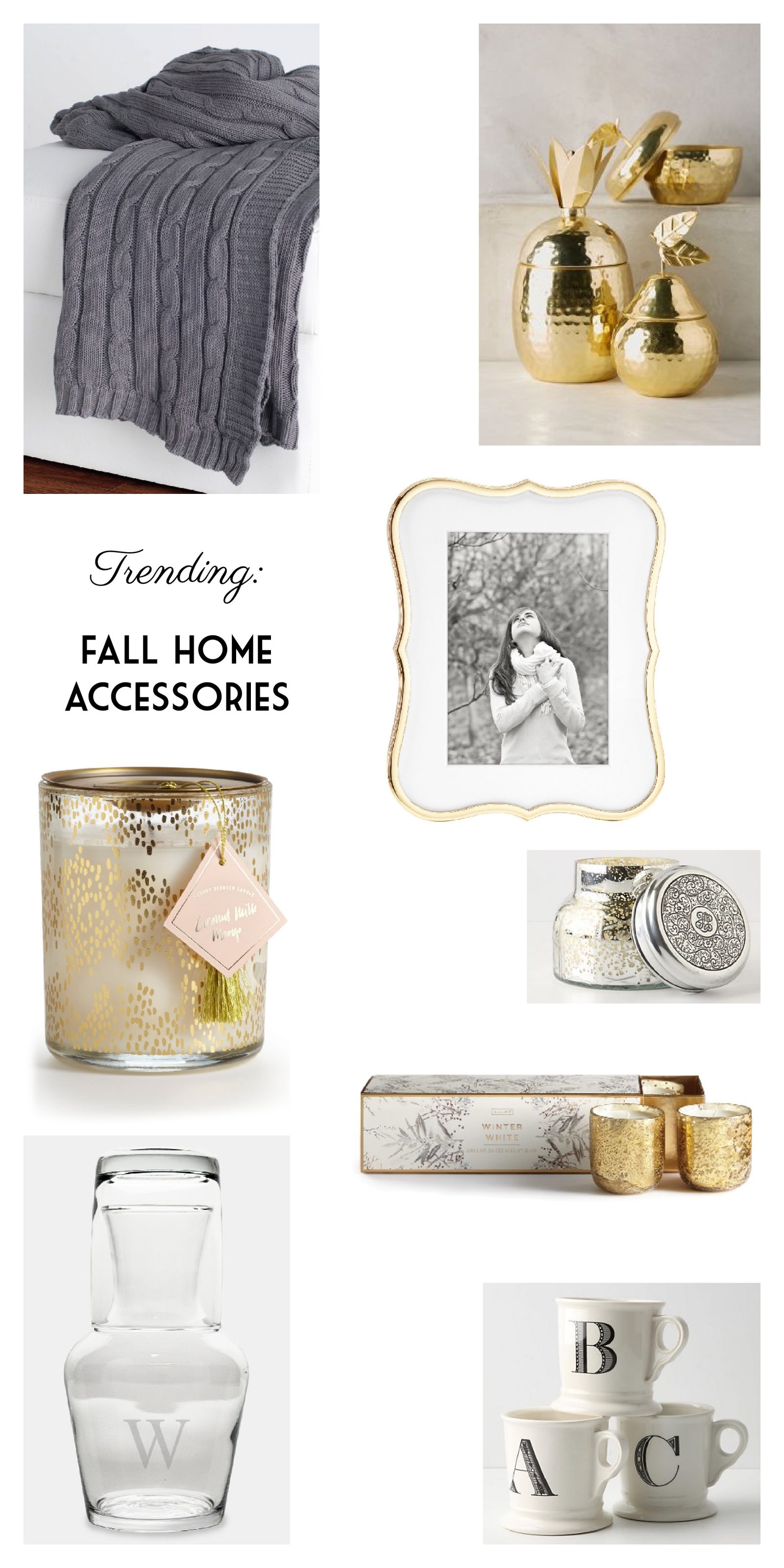 Trending: Fall Home Accessories