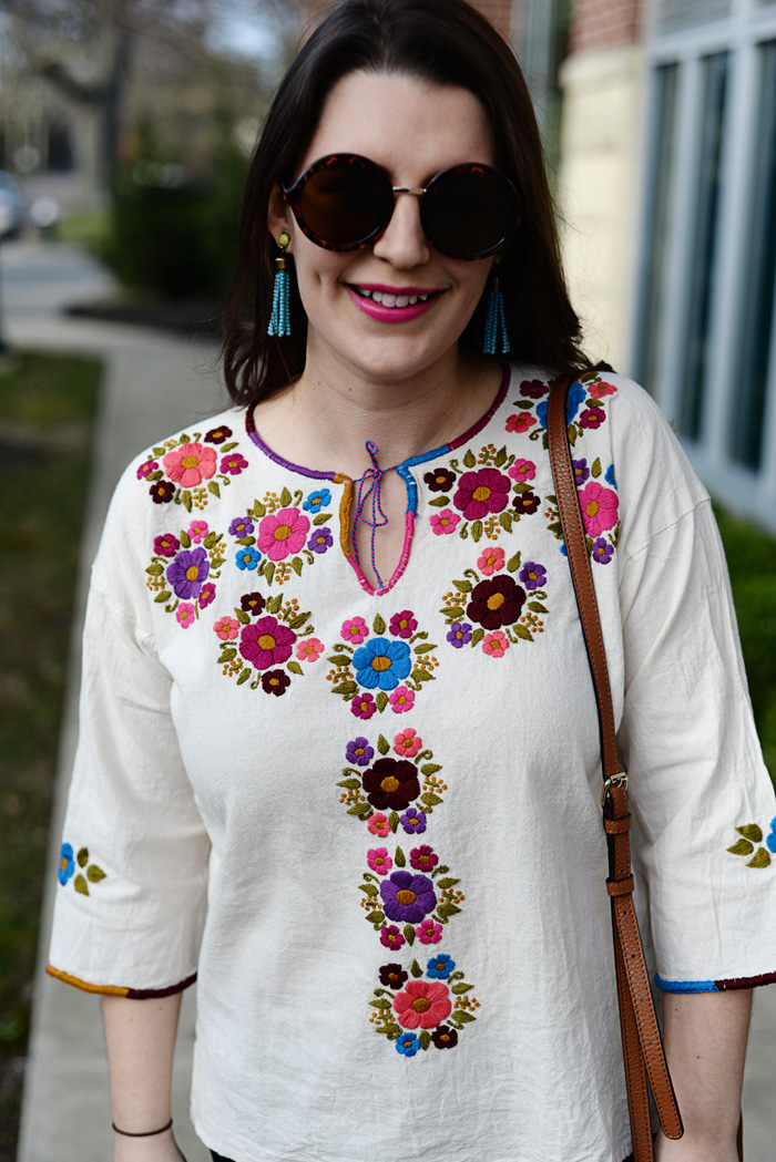 Spring Mexican Top on AnExplorersHeart.com