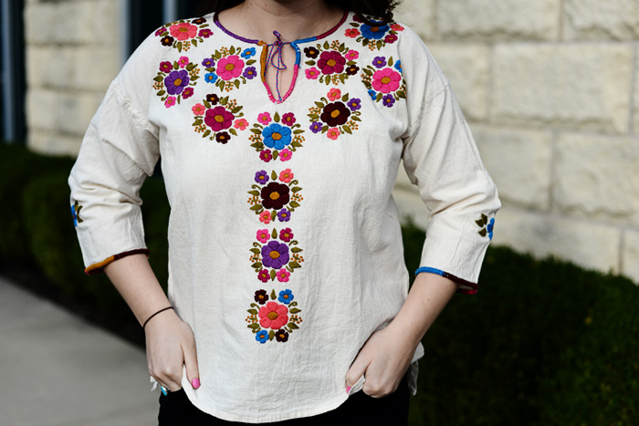 Spring Mexican Top on AnExplorersHeart.com