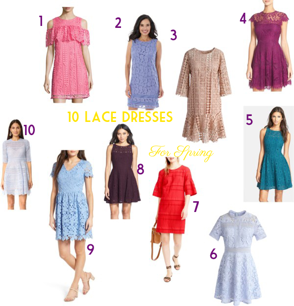 10 Lace Dresses for Spring