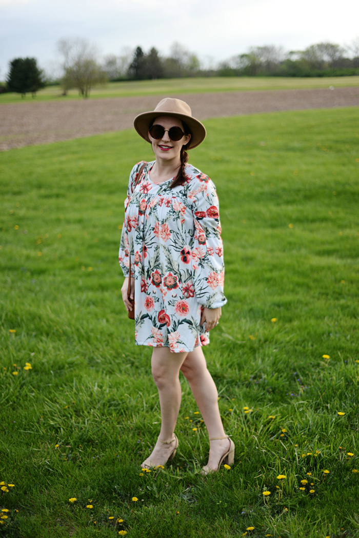 Missguided Floral Dress from ASOS on AnExplorersHeart.com
