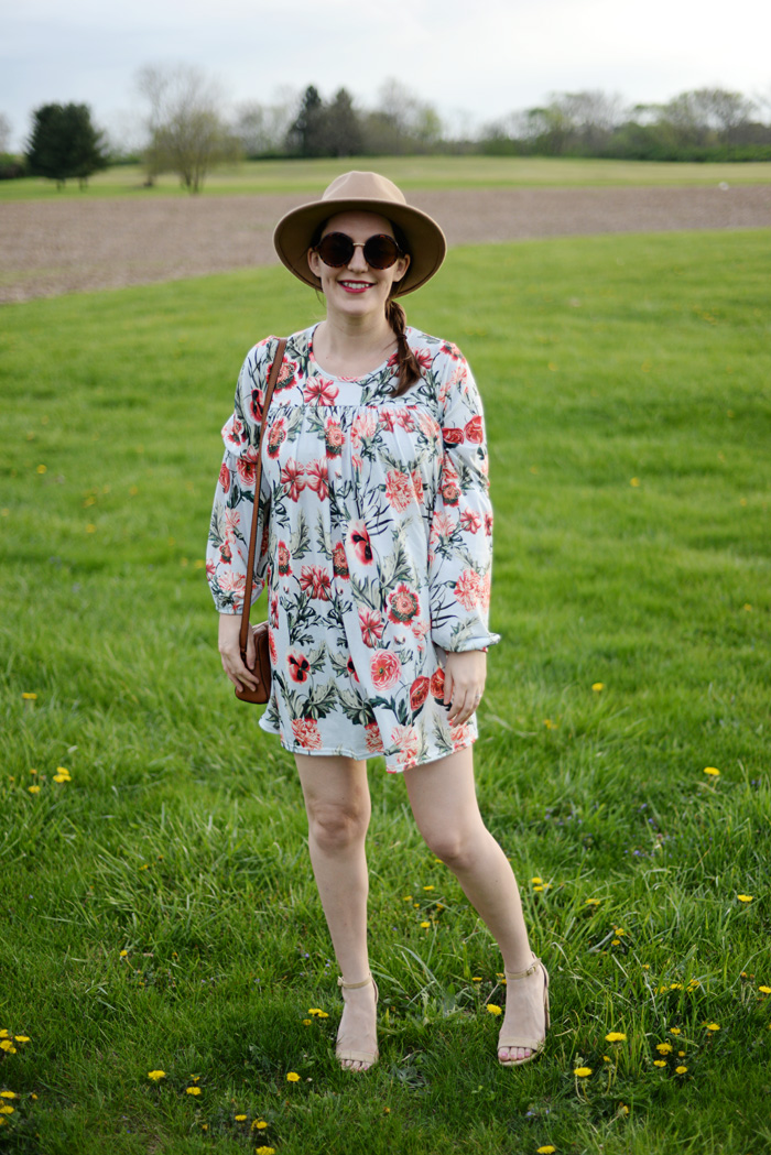 Missguided Floral Dress from ASOS on AnExplorersHeart.com