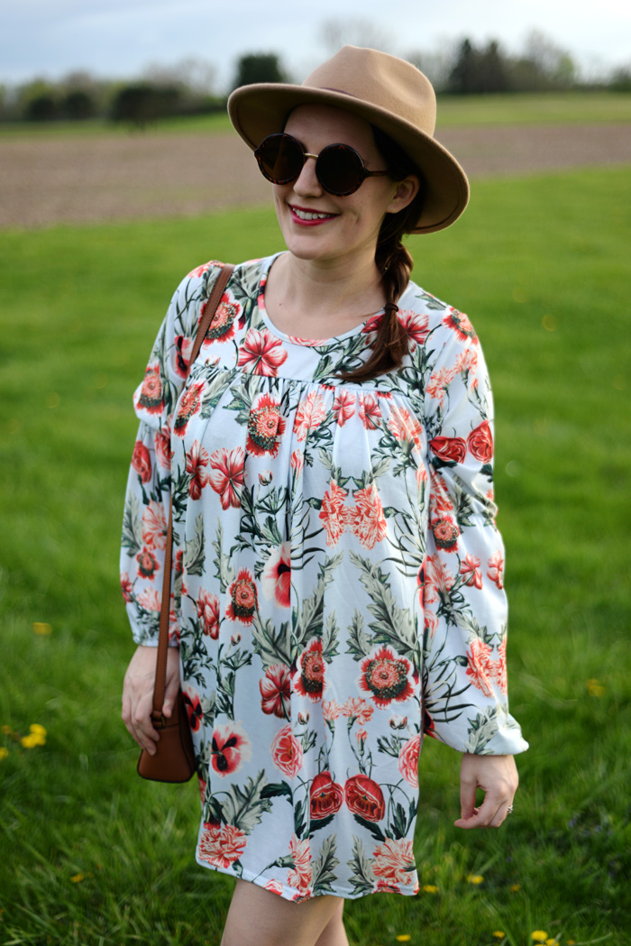 Missguided Floral Dress from ASOS on AnExplorersHeart.com