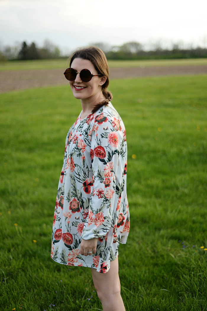 Missguided Floral Dress from ASOS on AnExplorersHeart.com