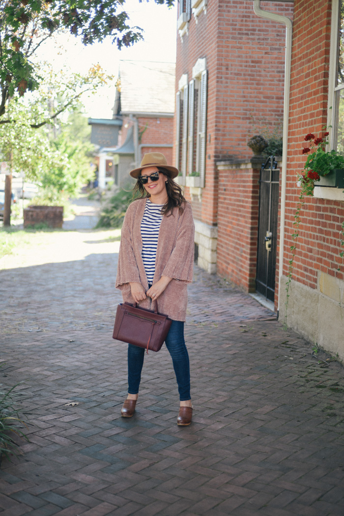 Pink Chenille Sweater from Anthropologie on AnExplorersHeart.com